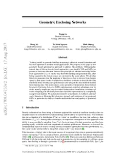 Geometric Enclosing Networks
