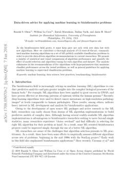 Data-driven Advice for Applying Machine Learning to Bioinformatics
  Problems