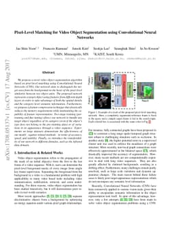 Pixel-Level Matching for Video Object Segmentation using Convolutional
  Neural Networks