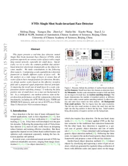 S$^3$FD: Single Shot Scale-invariant Face Detector
