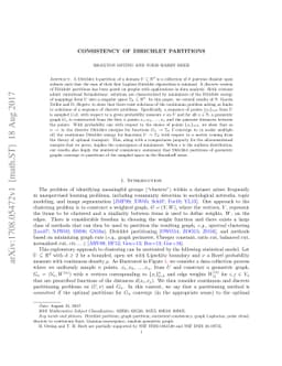 Consistency of Dirichlet Partitions
