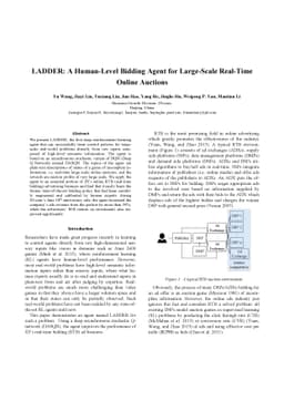 LADDER: A Human-Level Bidding Agent for Large-Scale Real-Time Online
  Auctions