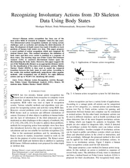 Recognizing Involuntary Actions from 3D Skeleton Data Using Body States