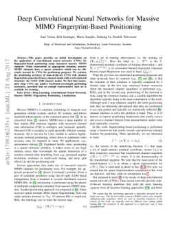 Deep Convolutional Neural Networks for Massive MIMO Fingerprint-Based
  Positioning