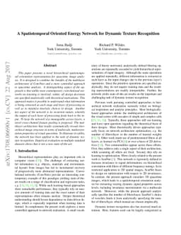 A Spatiotemporal Oriented Energy Network for Dynamic Texture Recognition
