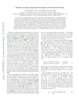 Machine Learning Topological Invariants with Neural Networks