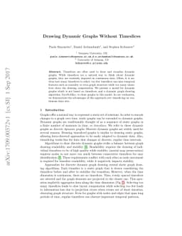 Drawing Dynamic Graphs Without Timeslices