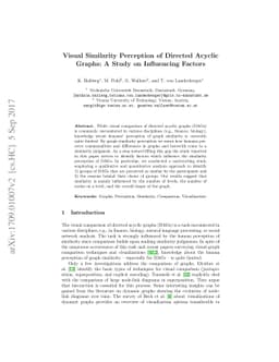 Visual Similarity Perception of Directed Acyclic Graphs: A Study on
  Influencing Factors