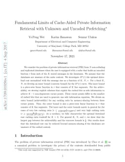 Fundamental Limits of Cache-Aided Private Information Retrieval with
  Unknown and Uncoded Prefetching