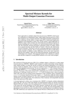 Spectral Mixture Kernels for Multi-Output Gaussian Processes