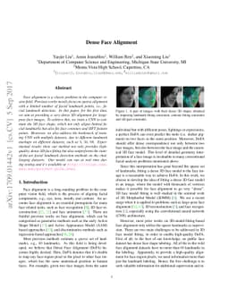 Dense Face Alignment