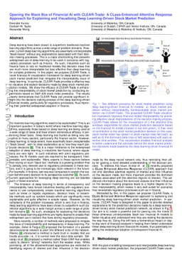 Opening the Black Box of Financial AI with CLEAR-Trade: A CLass-Enhanced
  Attentive Response Approach for Explaining and Visualizing Deep
  Learning-Driven Stock Market Prediction