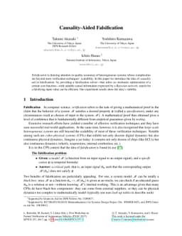 Causality-Aided Falsification