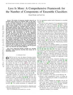Less Is More: A Comprehensive Framework for the Number of Components of
  Ensemble Classifiers