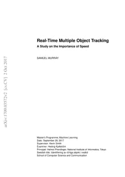 Real-Time Multiple Object Tracking - A Study on the Importance of Speed