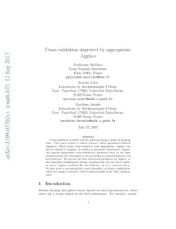 Cross-validation improved by aggregation: Agghoo