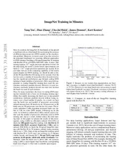 ImageNet Training in Minutes