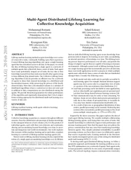 Multi-Agent Distributed Lifelong Learning for Collective Knowledge
  Acquisition
