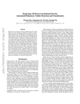 DeepLung: 3D Deep Convolutional Nets for Automated Pulmonary Nodule
  Detection and Classification