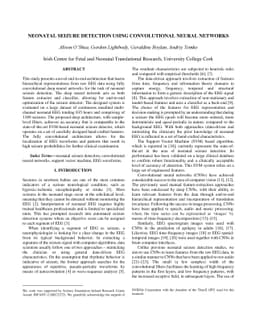 Neonatal Seizure Detection using Convolutional Neural Networks