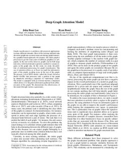 Deep Graph Attention Model