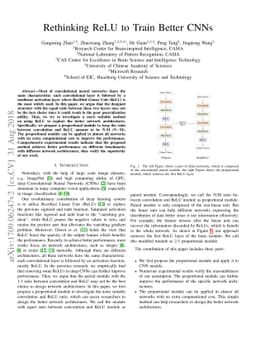 Rethink ReLU to Training Better CNNs