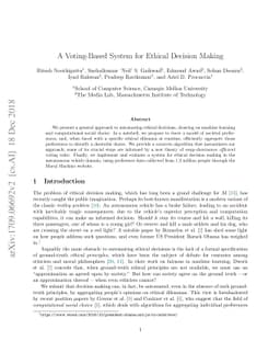 A Voting-Based System for Ethical Decision Making