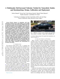 A Multimodal, Full-Surround Vehicular Testbed for Naturalistic Studies
  and Benchmarking: Design, Calibration and Deployment
