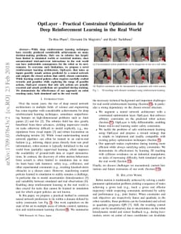 OptLayer - Practical Constrained Optimization for Deep Reinforcement
  Learning in the Real World
