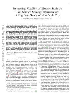 Improving Viability of Electric Taxis by Taxi Service Strategy
  Optimization: A Big Data Study of New York City
