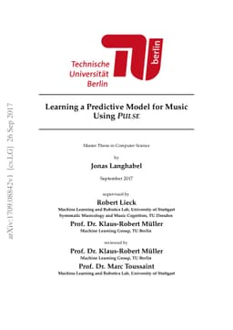 Learning a Predictive Model for Music Using PULSE