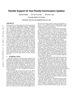 Flexible Support for Fast Parallel Commutative Updates