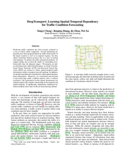 DeepTransport: Learning Spatial-Temporal Dependency for Traffic
  Condition Forecasting