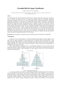 Pyramidal RoR for Image Classification
