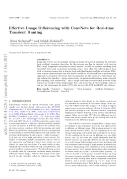 Effective Image Differencing with ConvNets for Real-time Transient
  Hunting