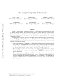 The Energy Complexity of Broadcast