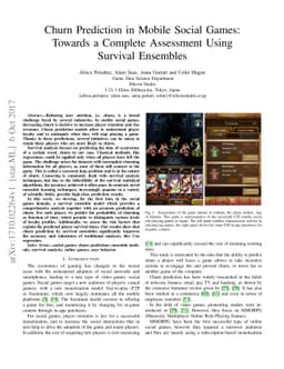 Churn Prediction in Mobile Social Games: Towards a Complete Assessment
  Using Survival Ensembles