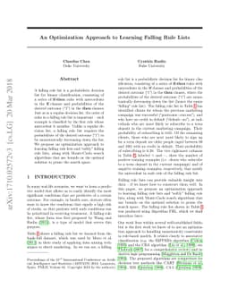 An Optimization Approach to Learning Falling Rule Lists