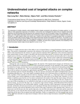 Underestimated cost of targeted attacks on complex networks