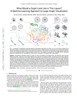 What Would a Graph Look Like in This Layout? A Machine Learning Approach
  to Large Graph Visualization