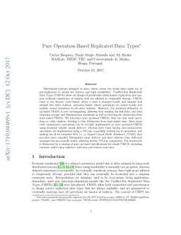 Pure Operation-Based Replicated Data Types