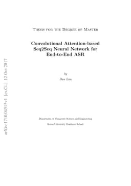 Convolutional Attention-based Seq2Seq Neural Network for End-to-End ASR