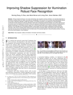 Improving Shadow Suppression for Illumination Robust Face Recognition