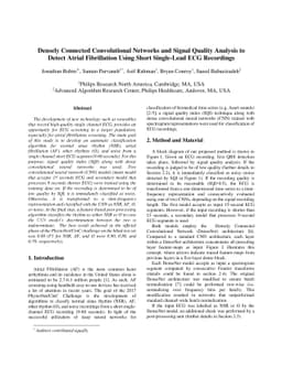 Densely Connected Convolutional Networks and Signal Quality Analysis to
  Detect Atrial Fibrillation Using Short Single-Lead ECG Recordings