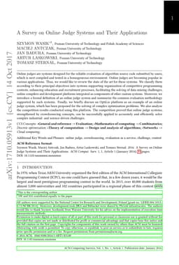 A Survey on Online Judge Systems and Their Applications