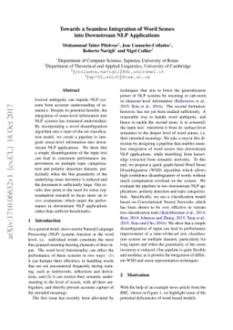 Towards a Seamless Integration of Word Senses into Downstream NLP
  Applications