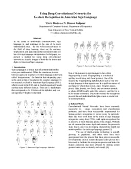 Using Deep Convolutional Networks for Gesture Recognition in American
  Sign Language