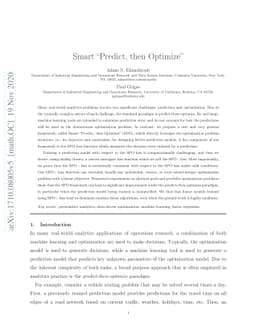Smart "Predict, then Optimize"