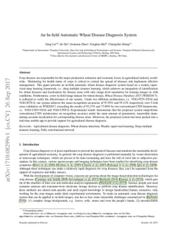 An In-field Automatic Wheat Disease Diagnosis System