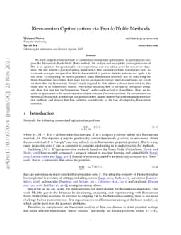 Riemannian Optimization via Frank-Wolfe Methods